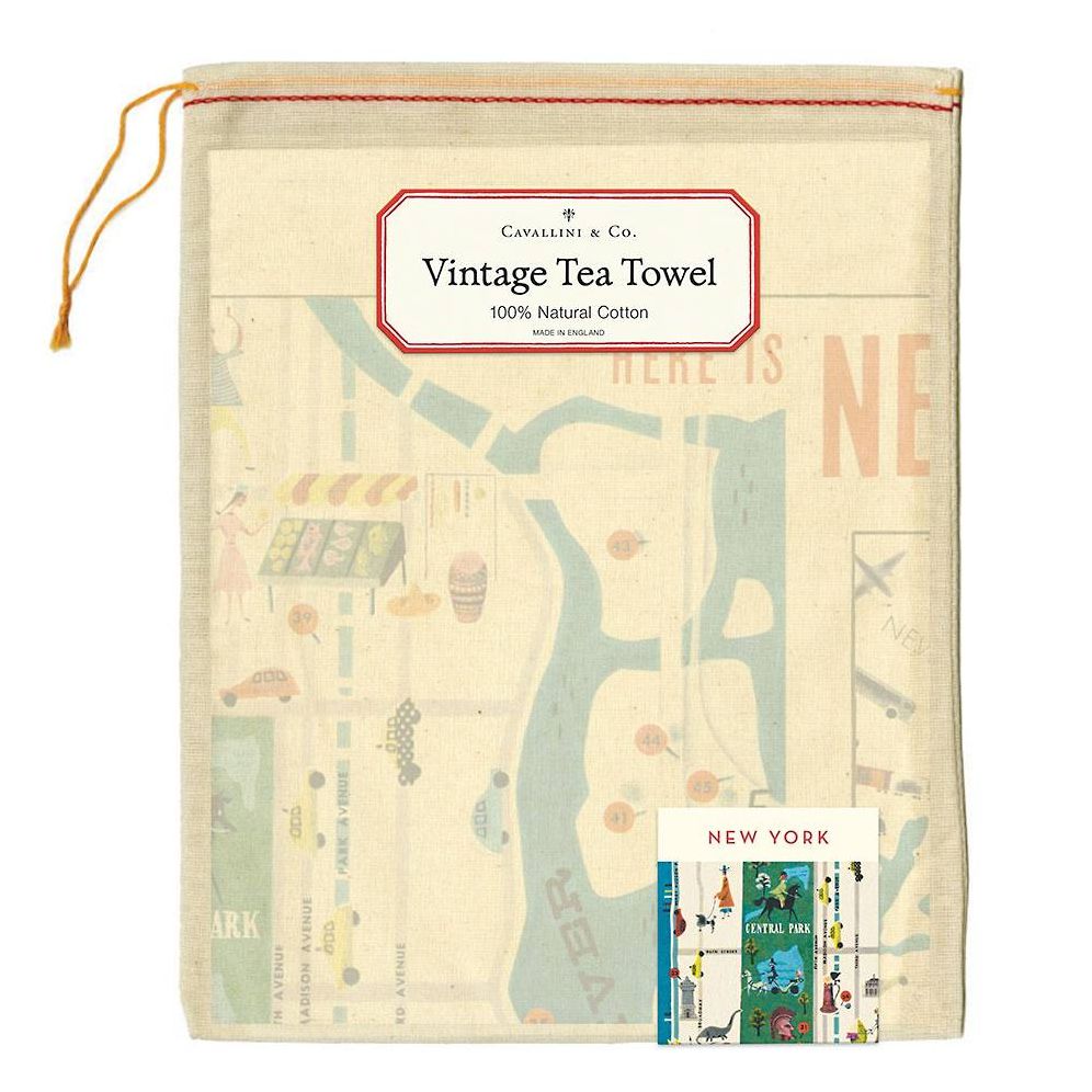 New York Map Tea Towel - Image 3