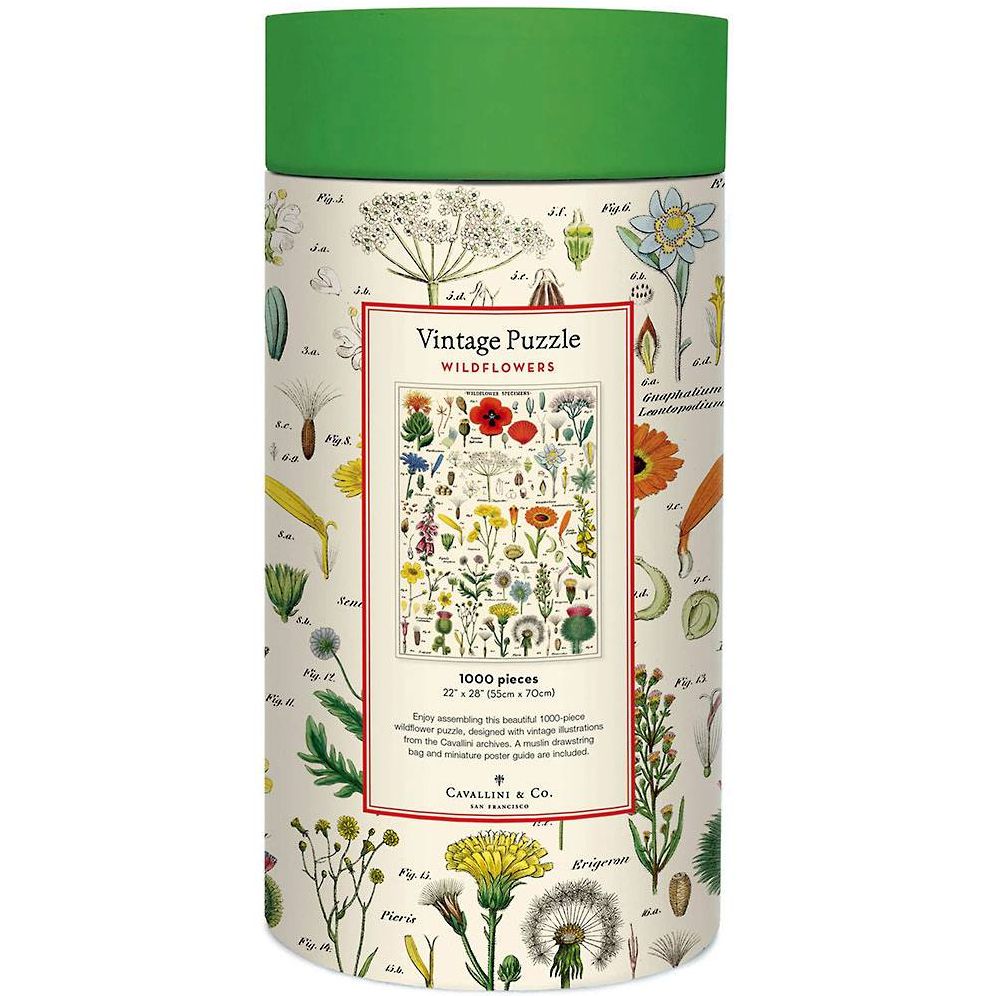 Cavallini & Co - Wildflowers 1.000 Piece Jigsaw Puzzle - Image 7