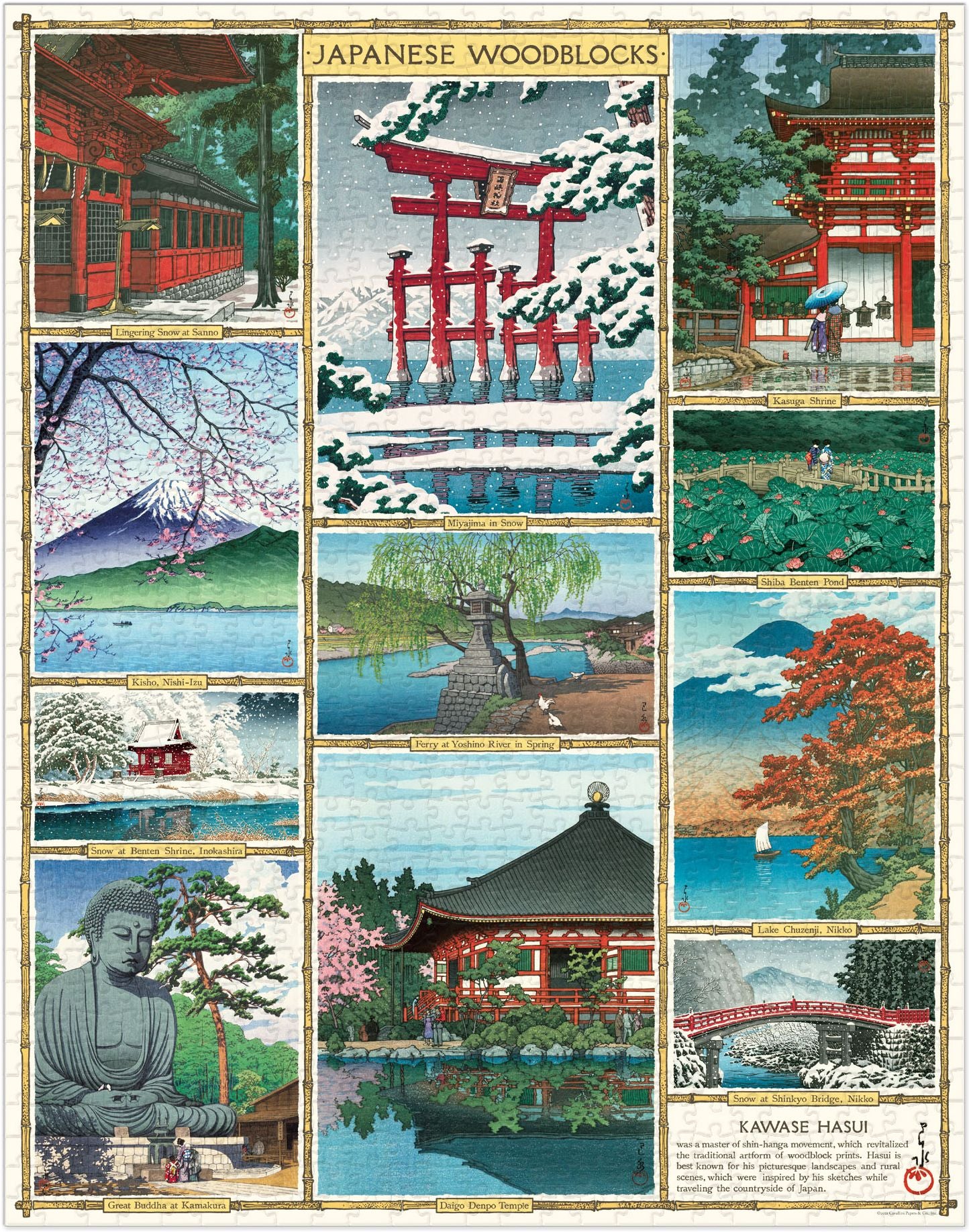 Japanese Woodblocks 1000 piece Puzzle - Image 2
