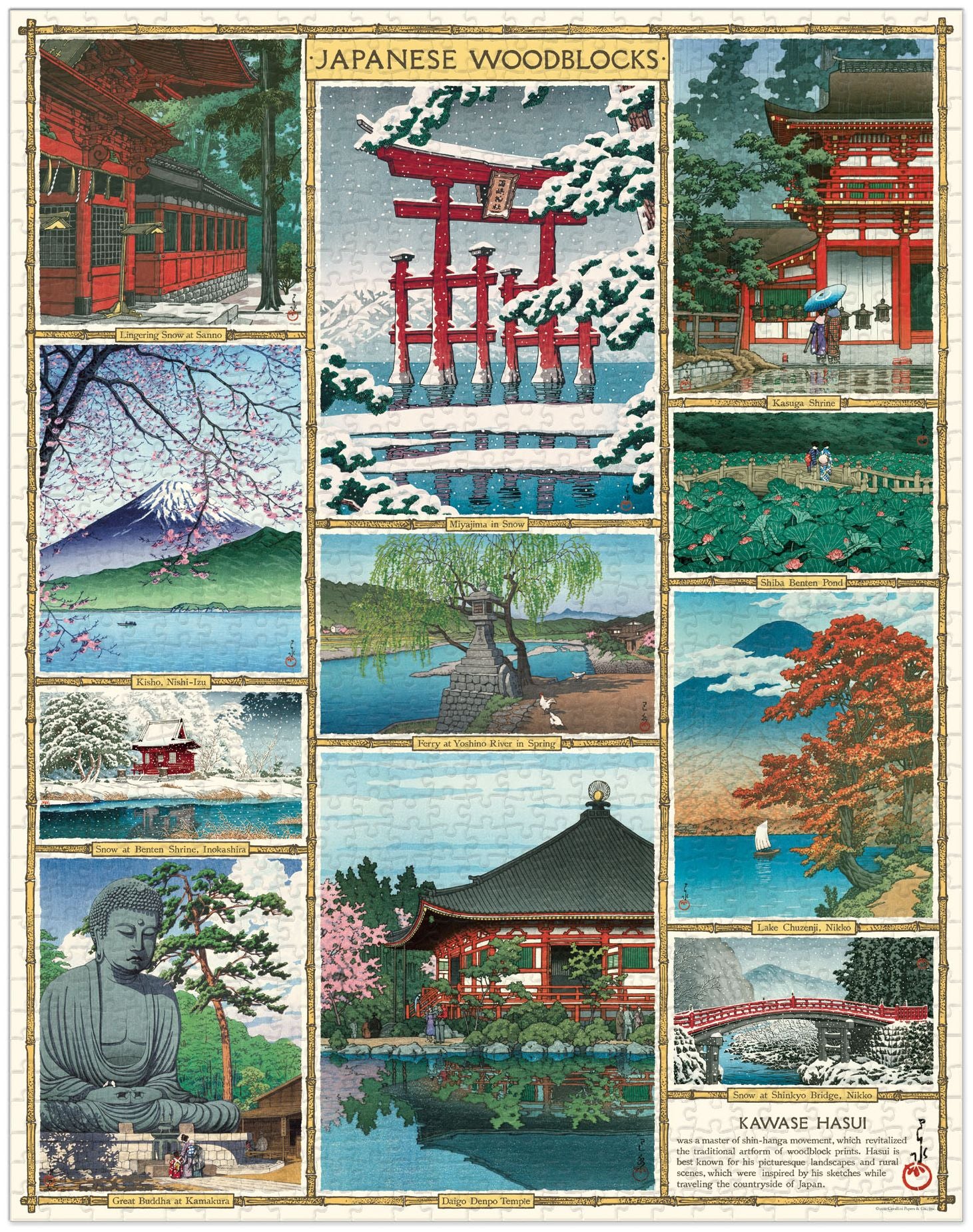 Japanese Woodblocks 1000 piece Puzzle - Image 4