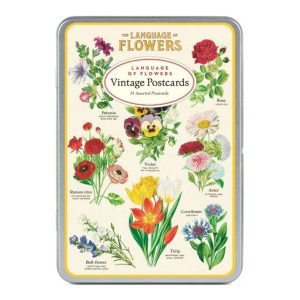 Language of Flowers Vintage Postcard Set