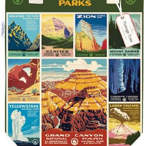 Green National Parks Posters Tote Bag