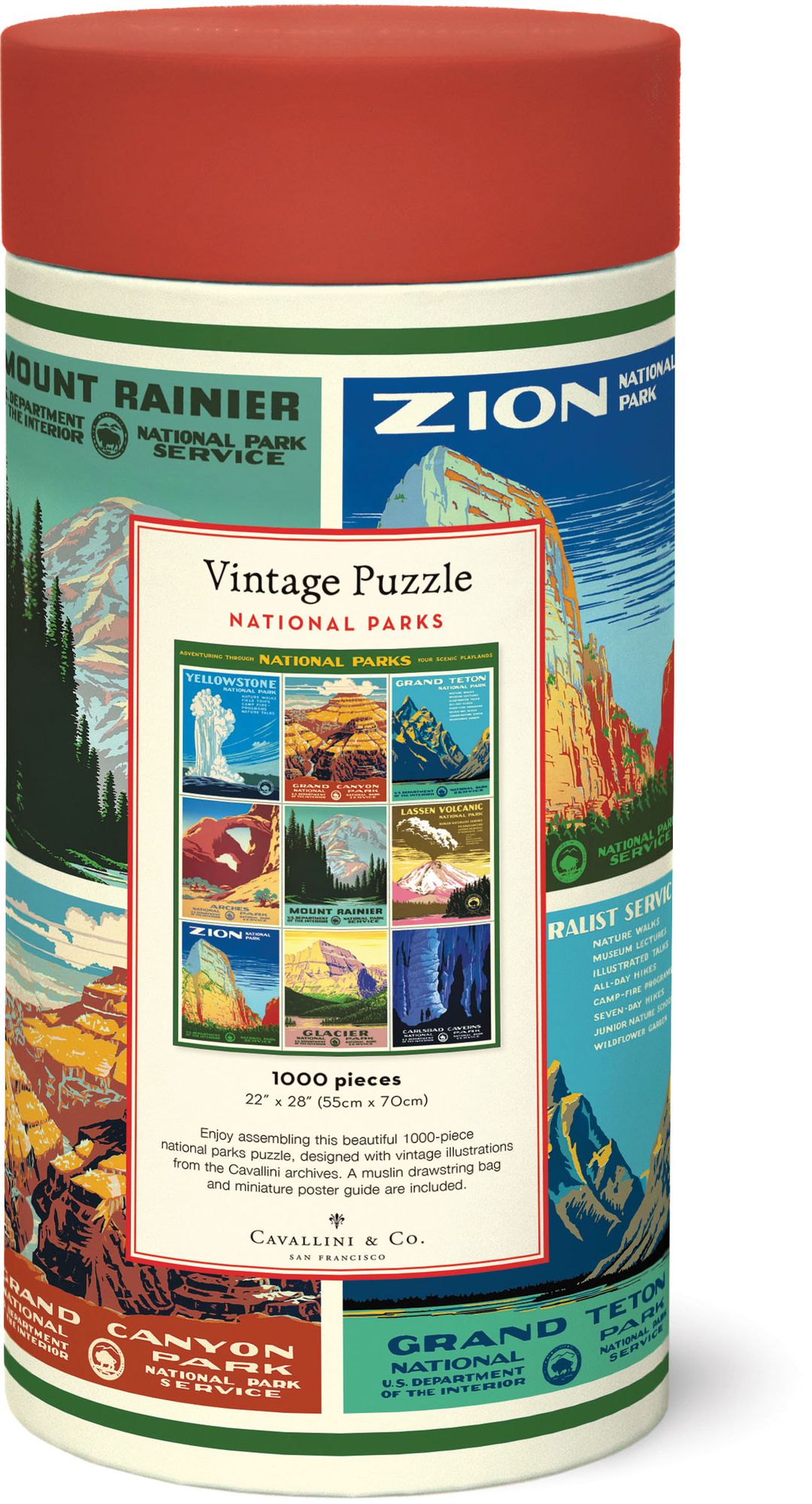 National Parks Poster 1000 Piece Puzzle - Image 2