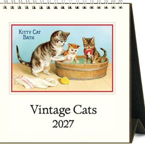 2027 Cats Desk Calendar