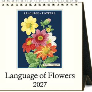2027 Language of Flowers Desk Calendar
