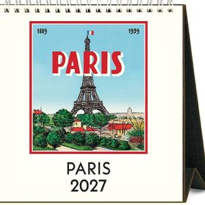 2027 Paris Desk Calendar