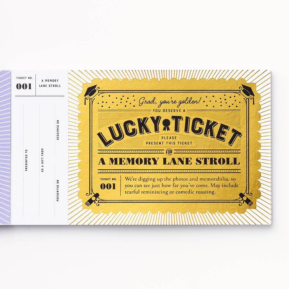 Lucky Tickets for the Graduate: 12 Gift Coupons - Image 2