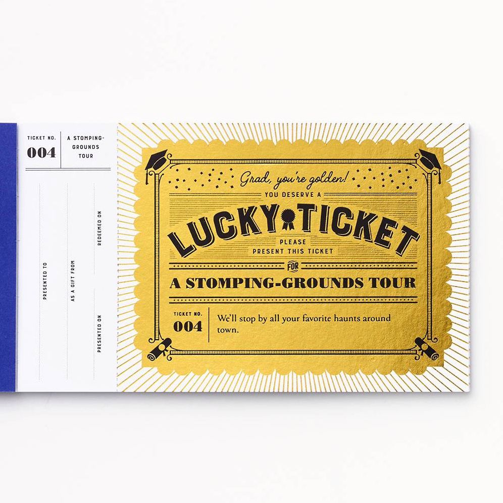 Lucky Tickets for the Graduate: 12 Gift Coupons - Image 3