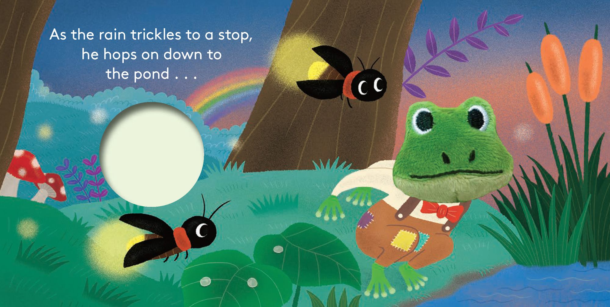 Little Cottage Frog: Finger Puppet Book - Image 2