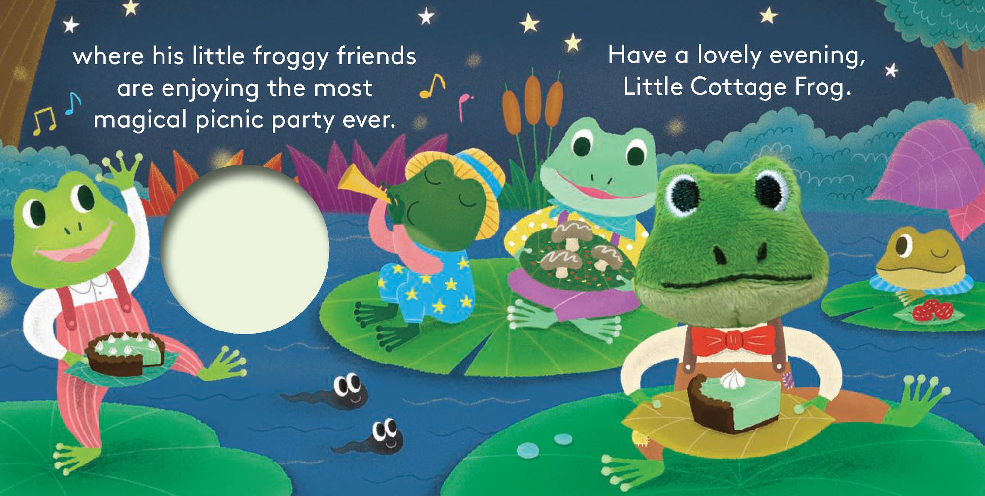 Little Cottage Frog: Finger Puppet Book - Image 3