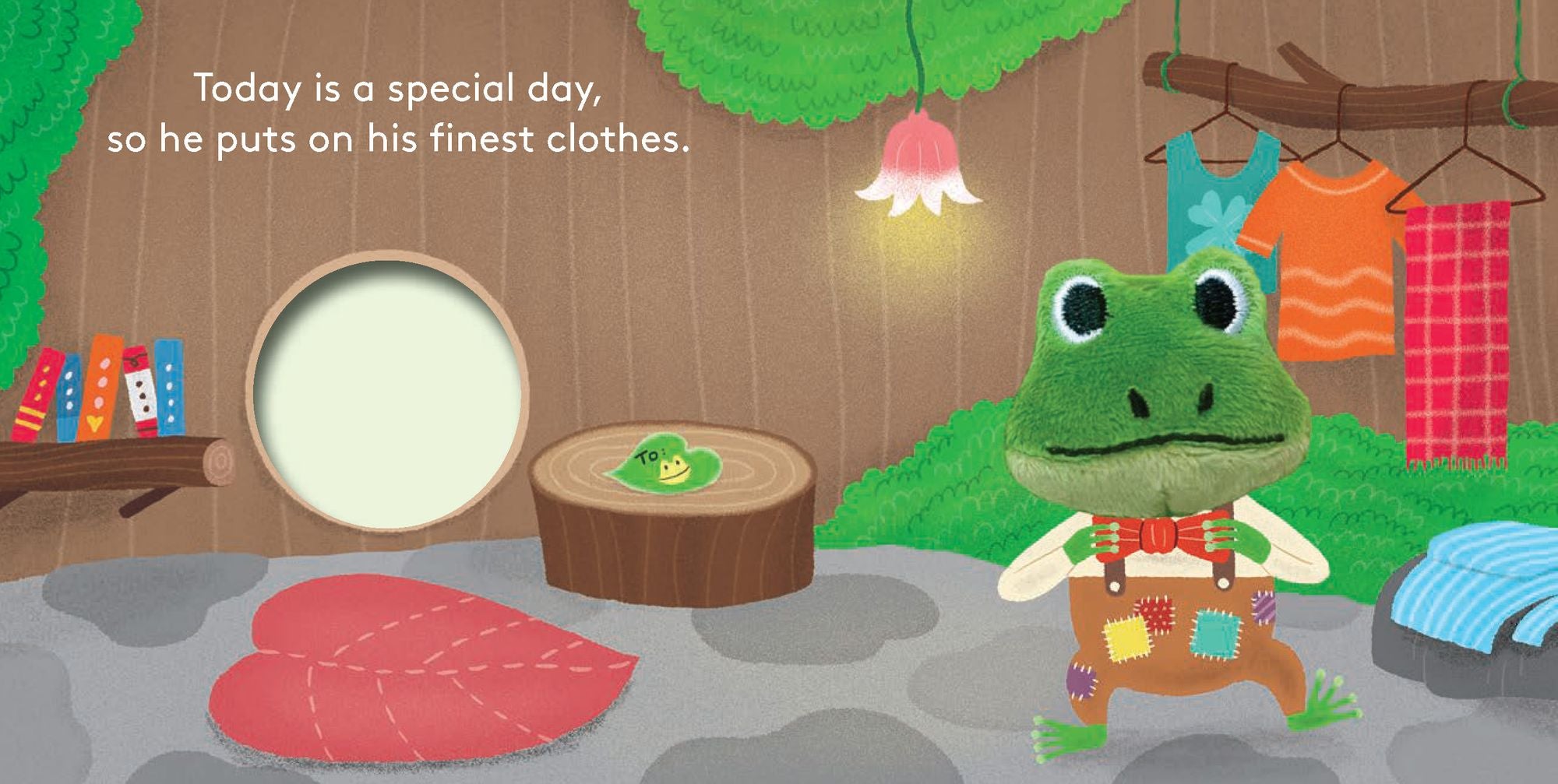Little Cottage Frog: Finger Puppet Book - Image 4