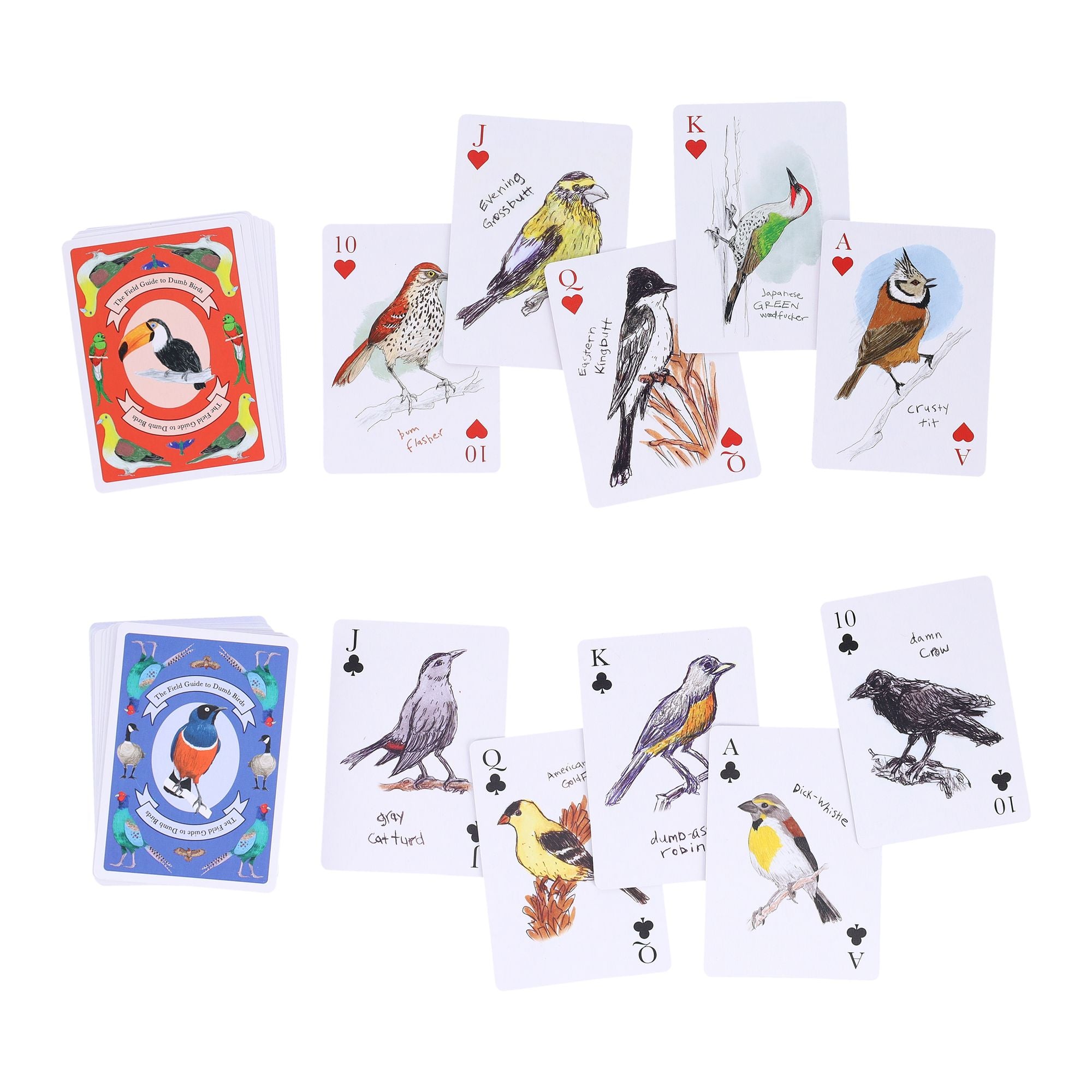 The Field Guide to Dumb Birds Playing Cards: 2-Deck Set - Image 11