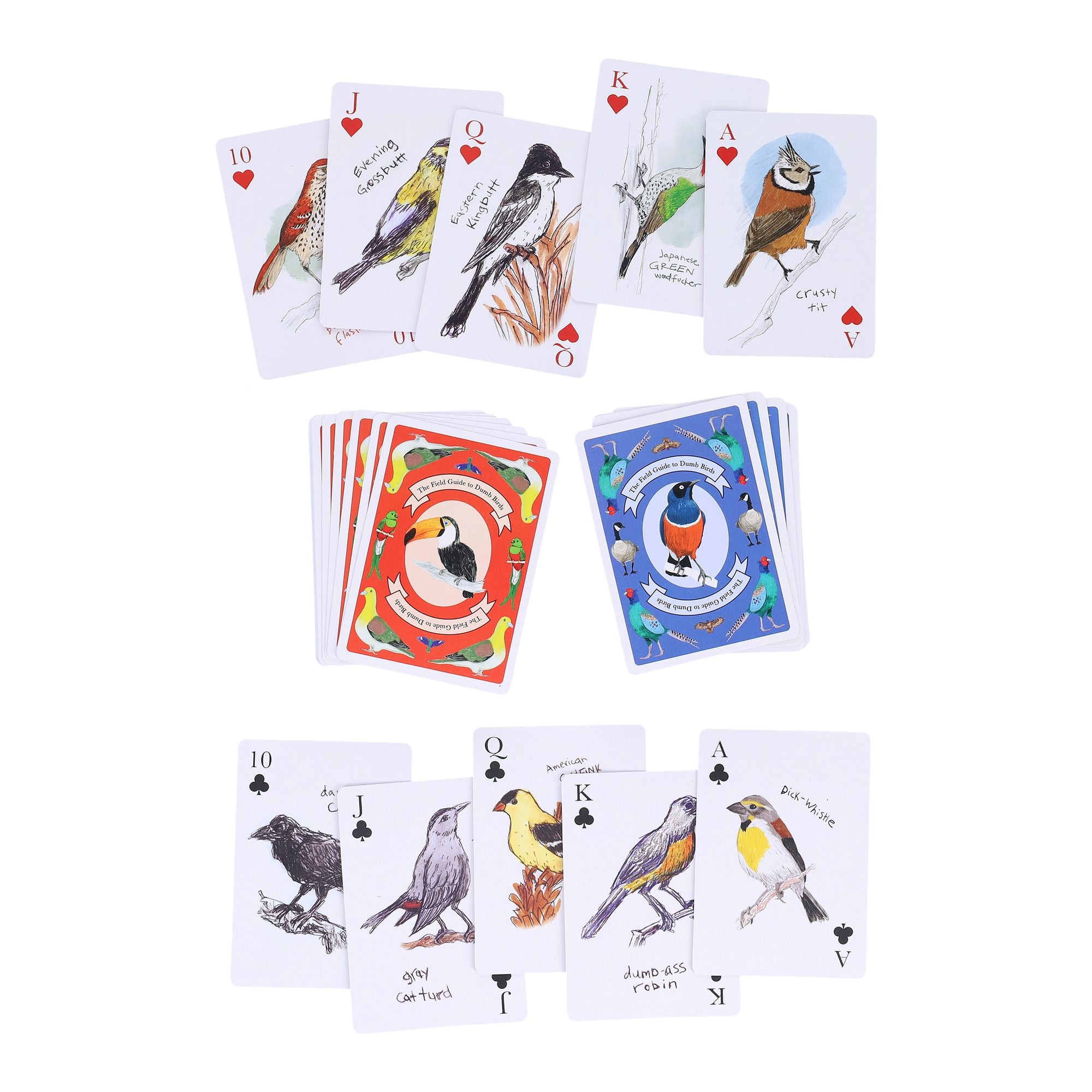 The Field Guide to Dumb Birds Playing Cards: 2-Deck Set - Image 12
