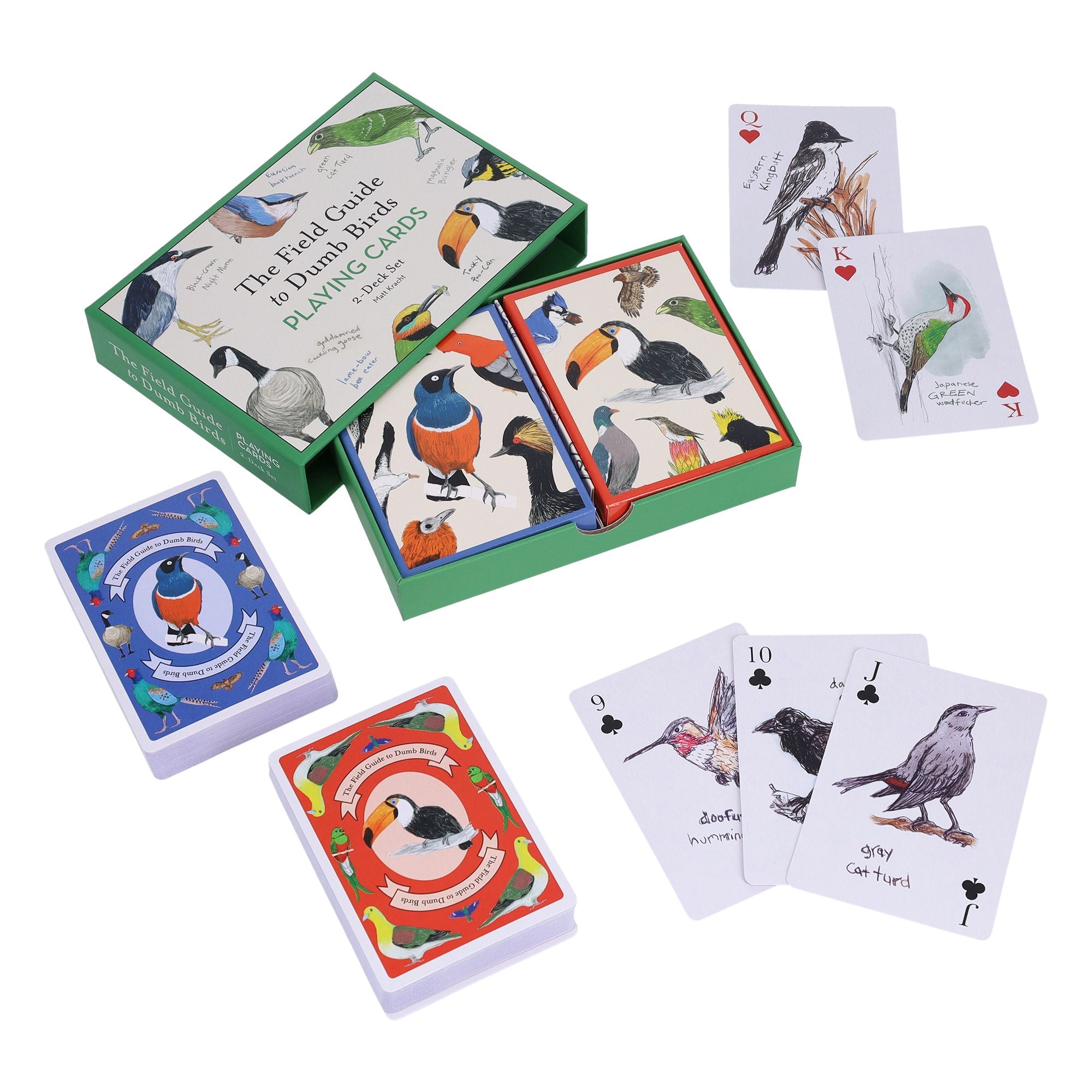 The Field Guide to Dumb Birds Playing Cards: 2-Deck Set - Image 14