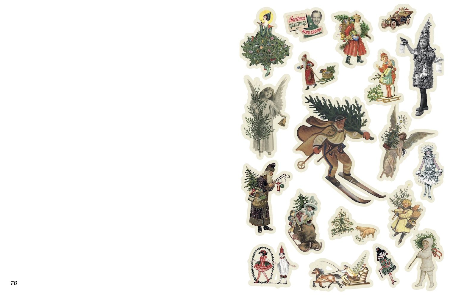 Cut Up This Book: Christmas Collage Kit - Image 2