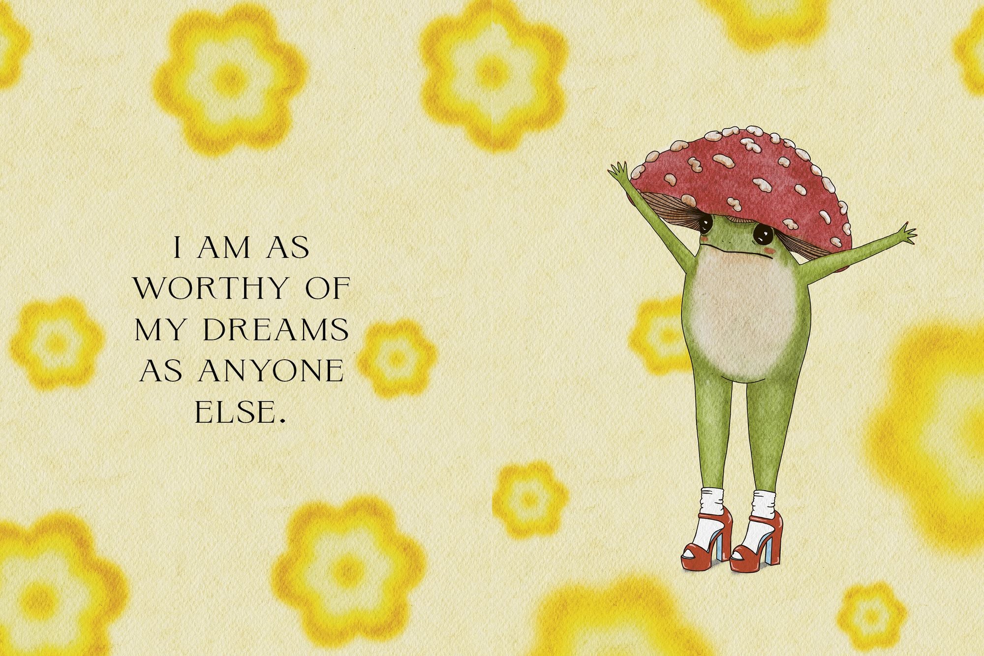 The Little Frog's Guide to Self-Care: Affirmations. Self-Love and Life Lessons According to the Internet's Beloved Mushroom Frog - Image 2