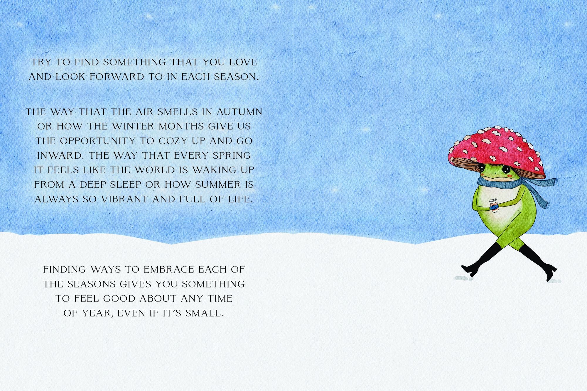 The Little Frog's Guide to Self-Care: Affirmations. Self-Love and Life Lessons According to the Internet's Beloved Mushroom Frog - Image 6