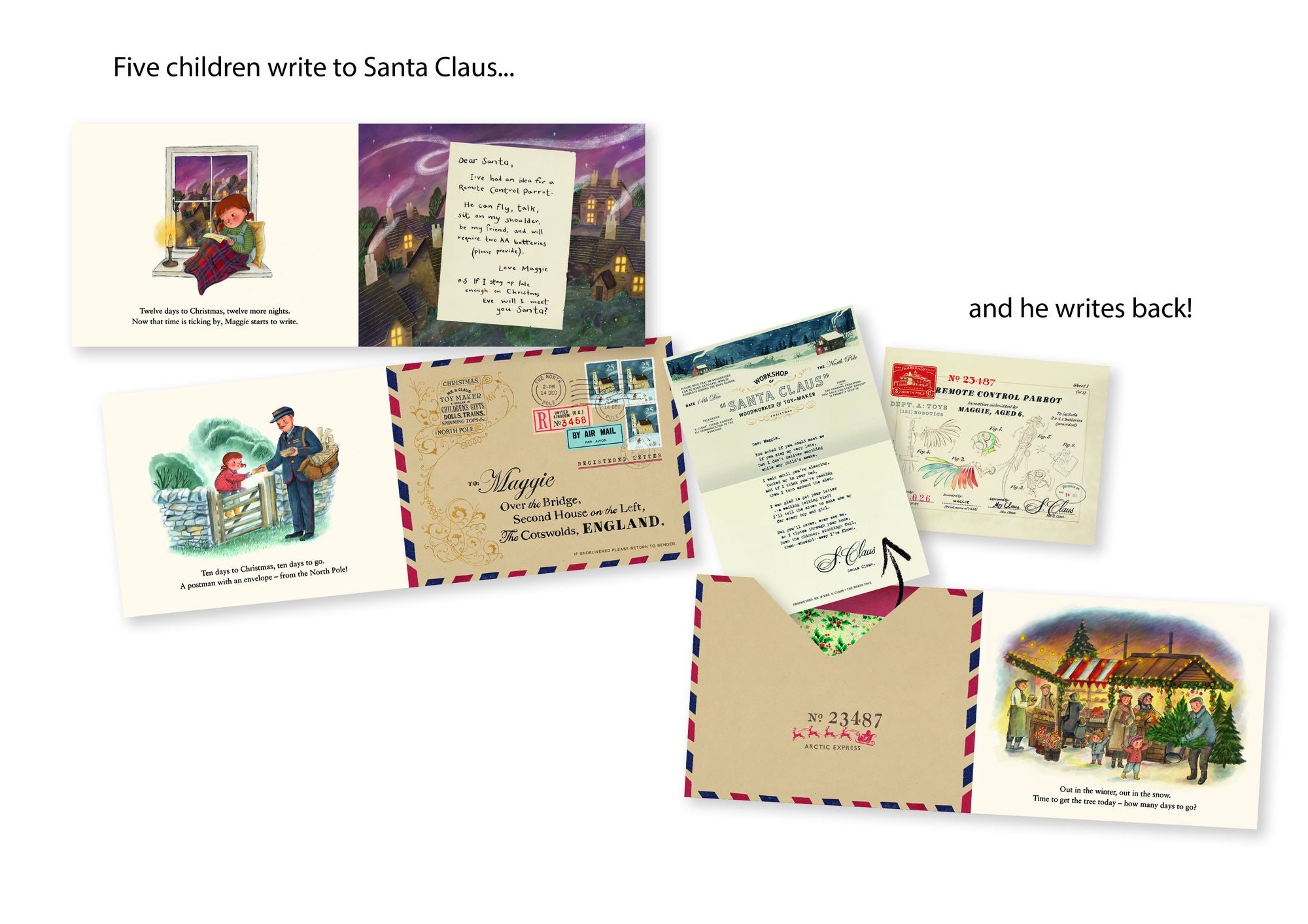 Letters from the North Pole: With Five Letters from Santa Claus to Pull Out and Read - Image 3