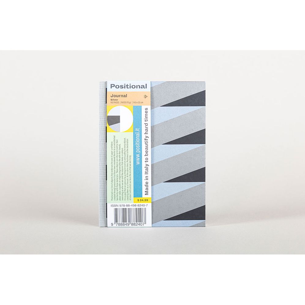 Blue and Silver Woven Stripe Journal - Image 7