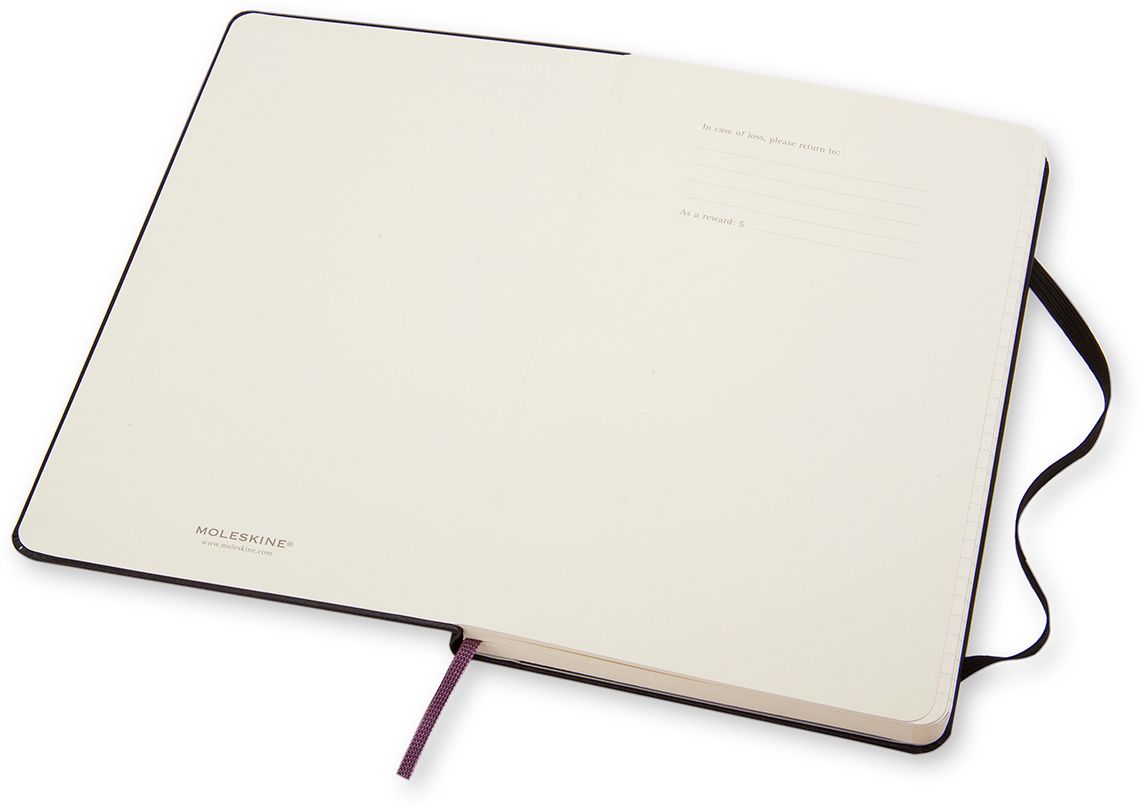 Moleskine Classic Notebook. Large. Ruled. Black. Hard Cover (5 x 8.25) - Image 4
