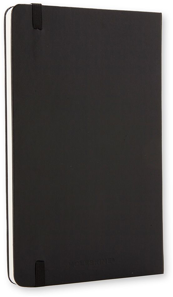 Moleskine Classic Notebook. Large. Plain. Black. Hard Cover (5 x 8.25) - Image 5
