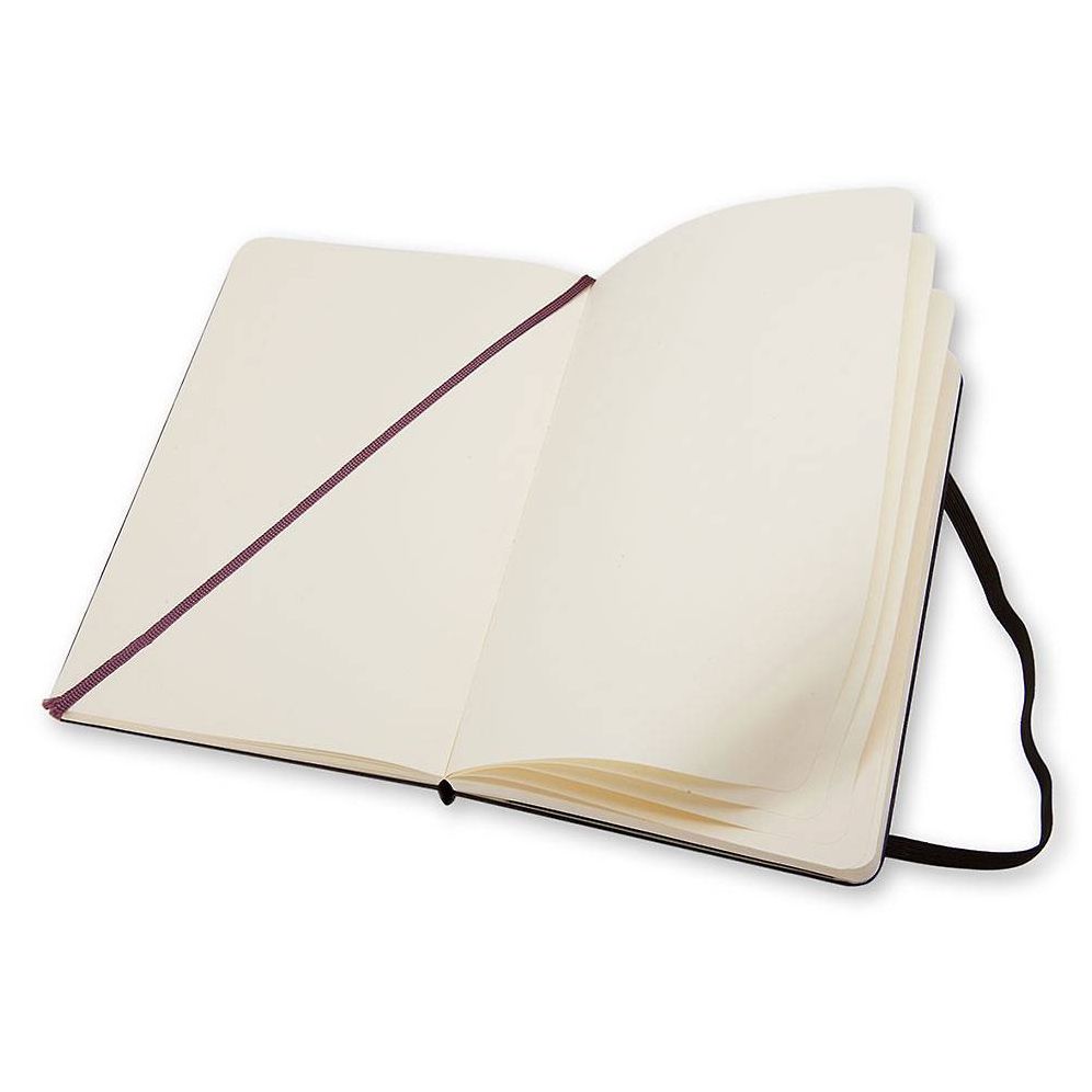 Moleskine Classic Notebook. Large. Plain. Black. Hard Cover (5 x 8.25) - Image 7