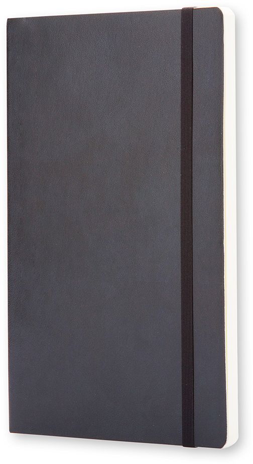 Moleskine Classic Notebook. Large. Plain. Black. Soft Cover (5 x 8.25) - Image 3