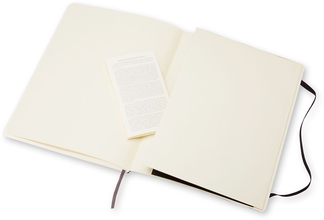 Moleskine Classic Notebook. Extra Large. Ruled. Black. Soft Cover (7.5 x 10) - Image 4