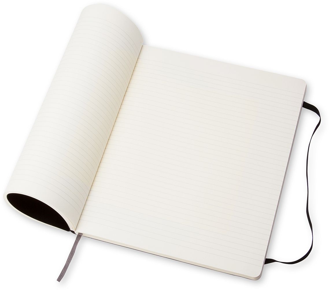 Moleskine Classic Notebook. Extra Large. Ruled. Black. Soft Cover (7.5 x 10) - Image 5