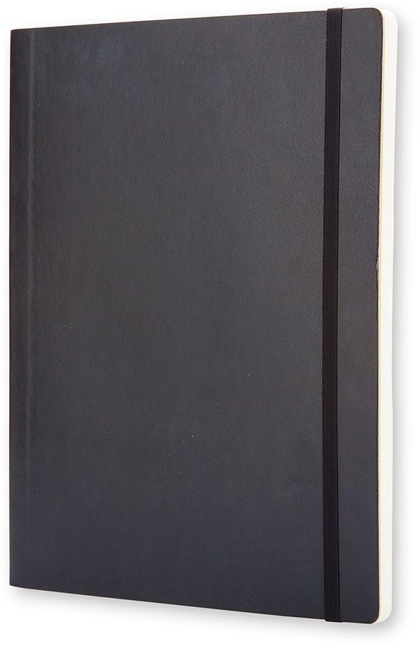 Moleskine Classic Notebook. Extra Large. Squared. Black. Soft Cover (7.5 x 10) - Image 2