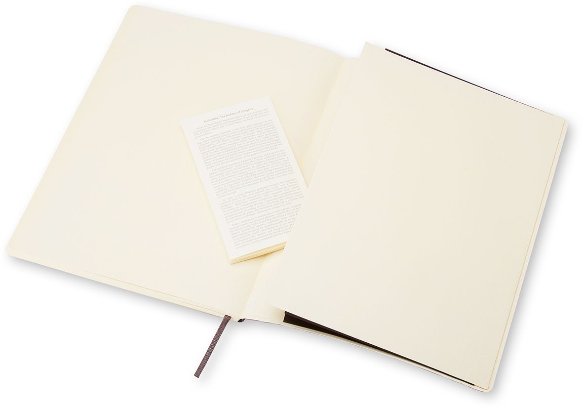 Moleskine Classic Notebook. Extra Large. Squared. Black. Soft Cover (7.5 x 10) - Image 4