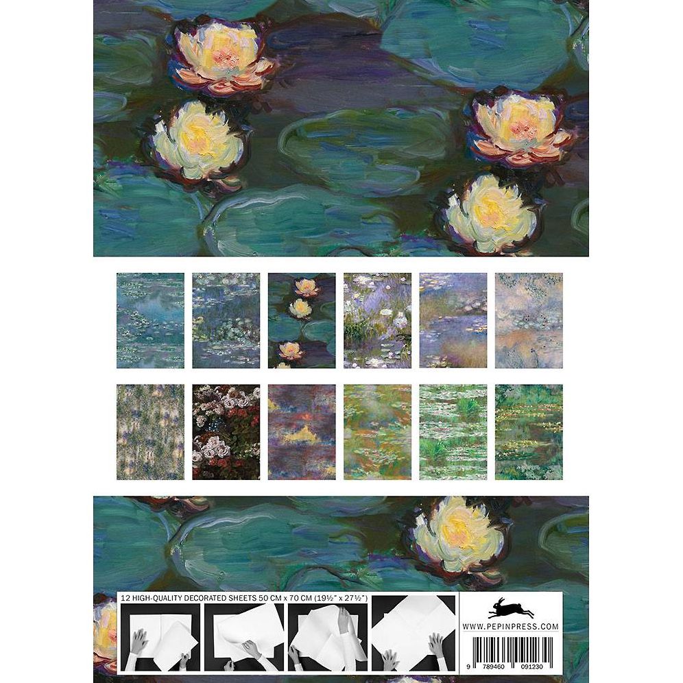 Claude Monet Gift & Creative Paper Book - Image 3