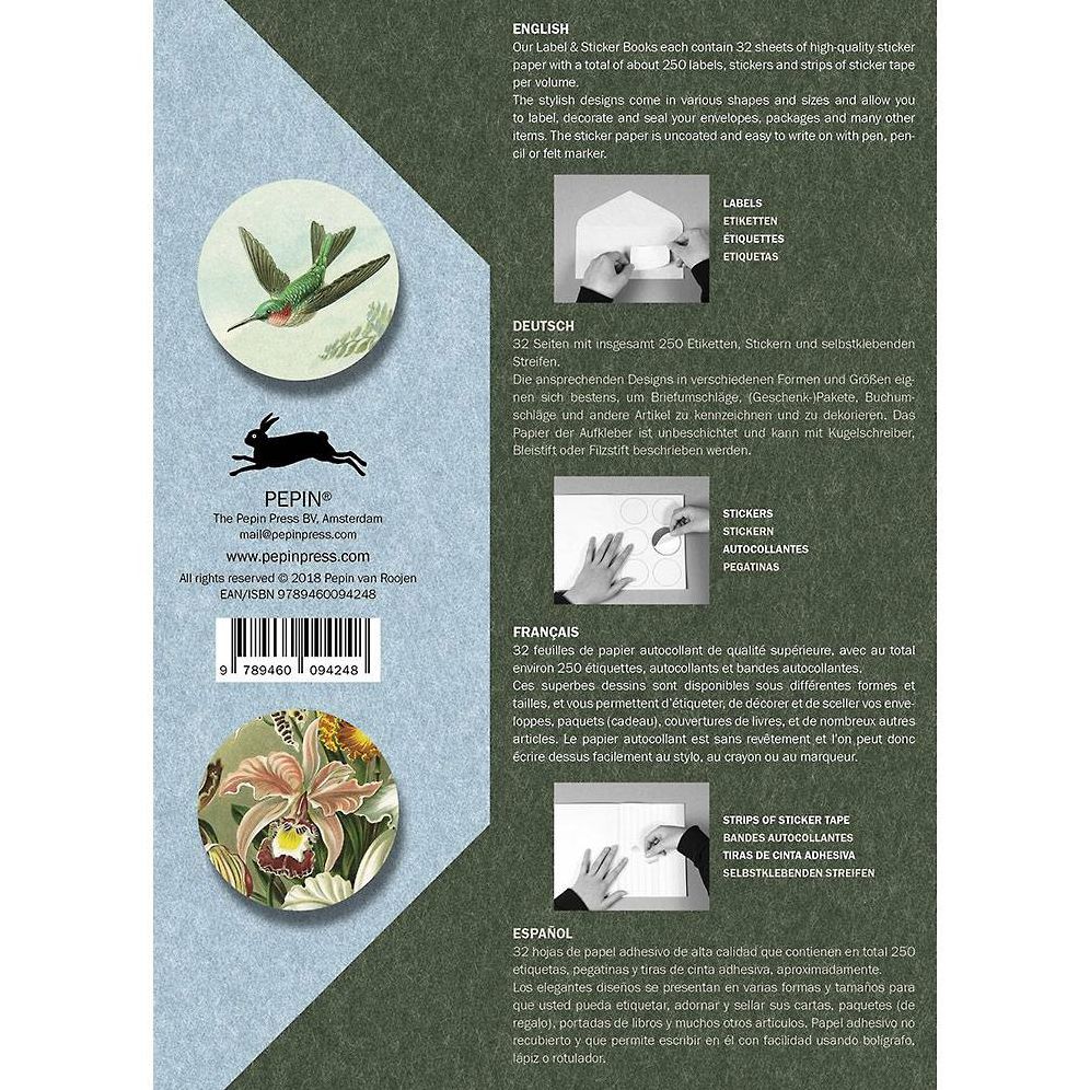 Art Forms in Nature Label. Sticker & Tape Book - Image 9
