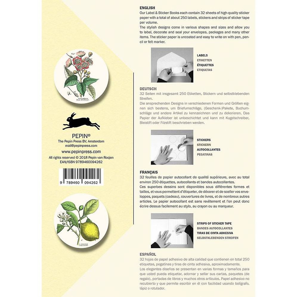 Flora Label. Sticker & Tape Book - Image 9