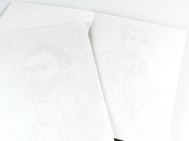 Vincent Van Gogh (new edition) - Artists' Colouring Book - Image 3