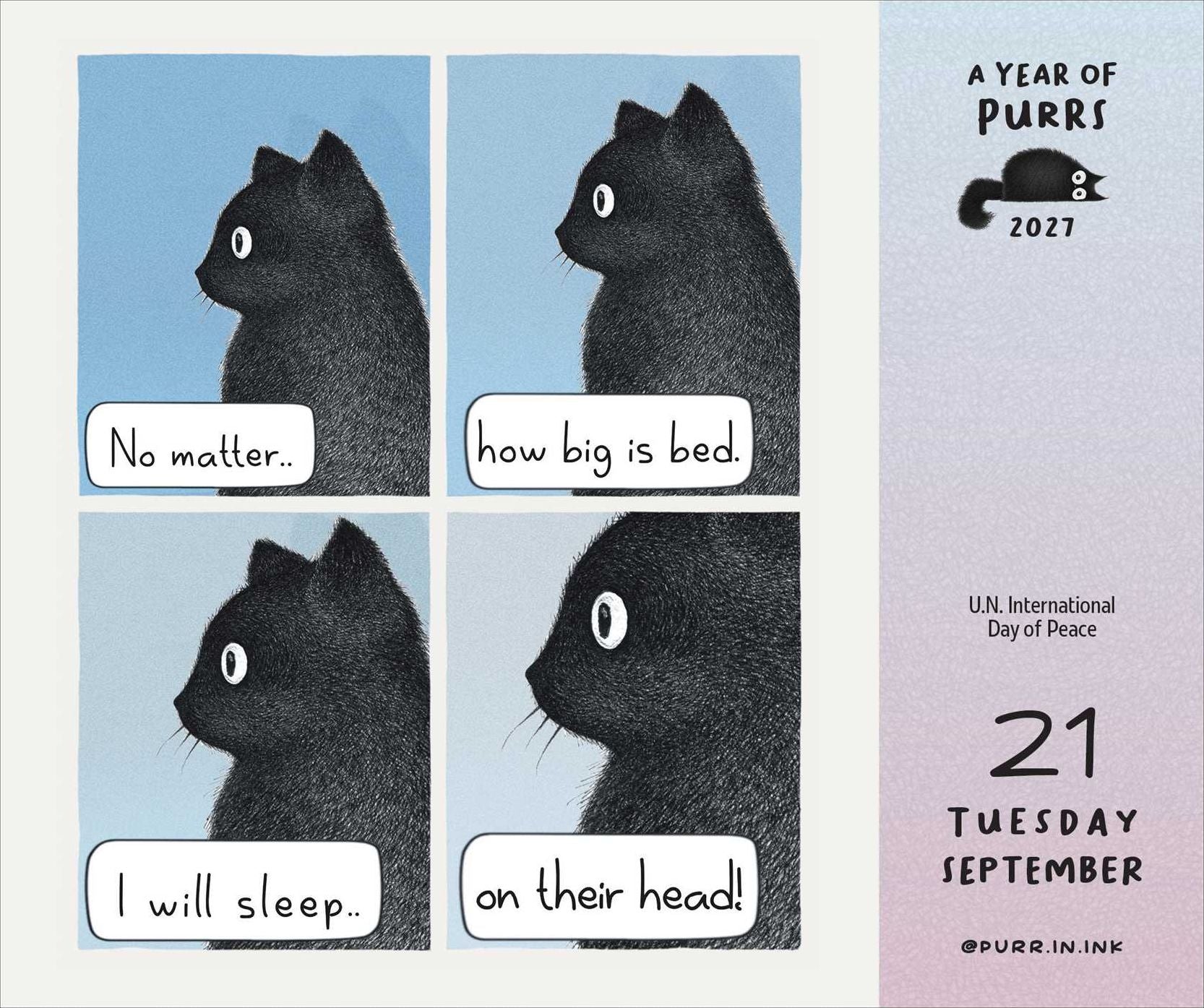 2027 A Year of Purrs Day-to-Day Calendar - Image 2