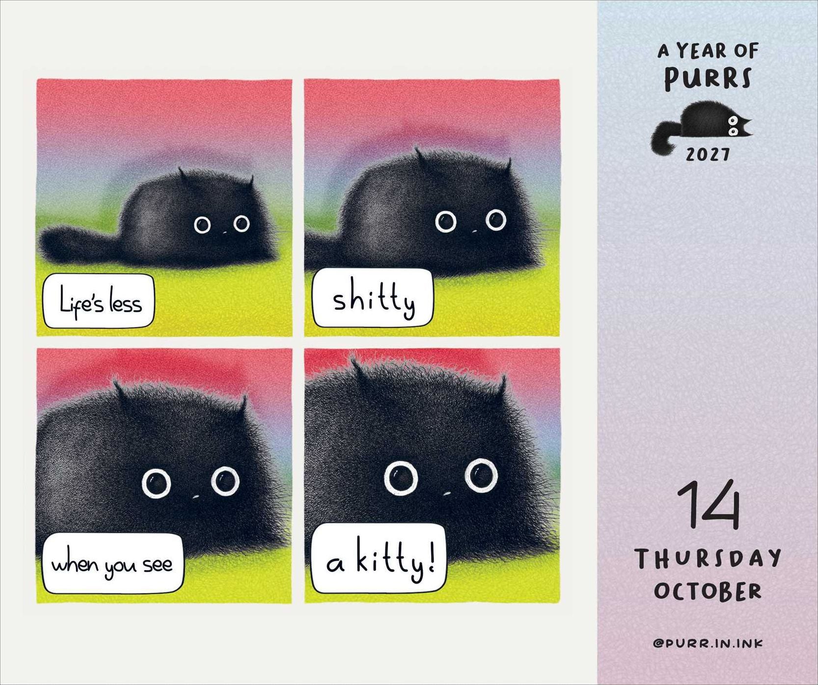 2027 A Year of Purrs Day-to-Day Calendar - Image 3