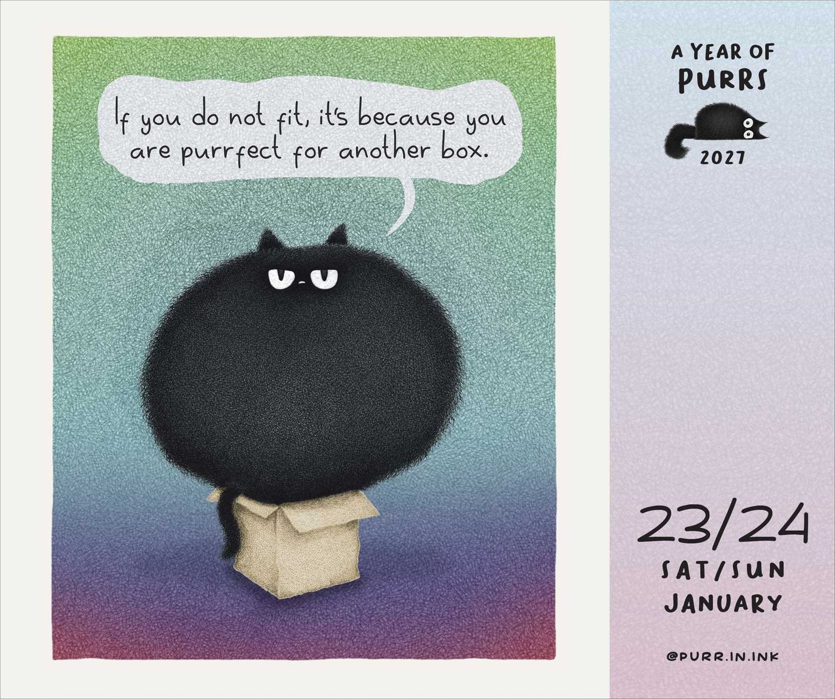 2027 A Year of Purrs Day-to-Day Calendar - Image 4