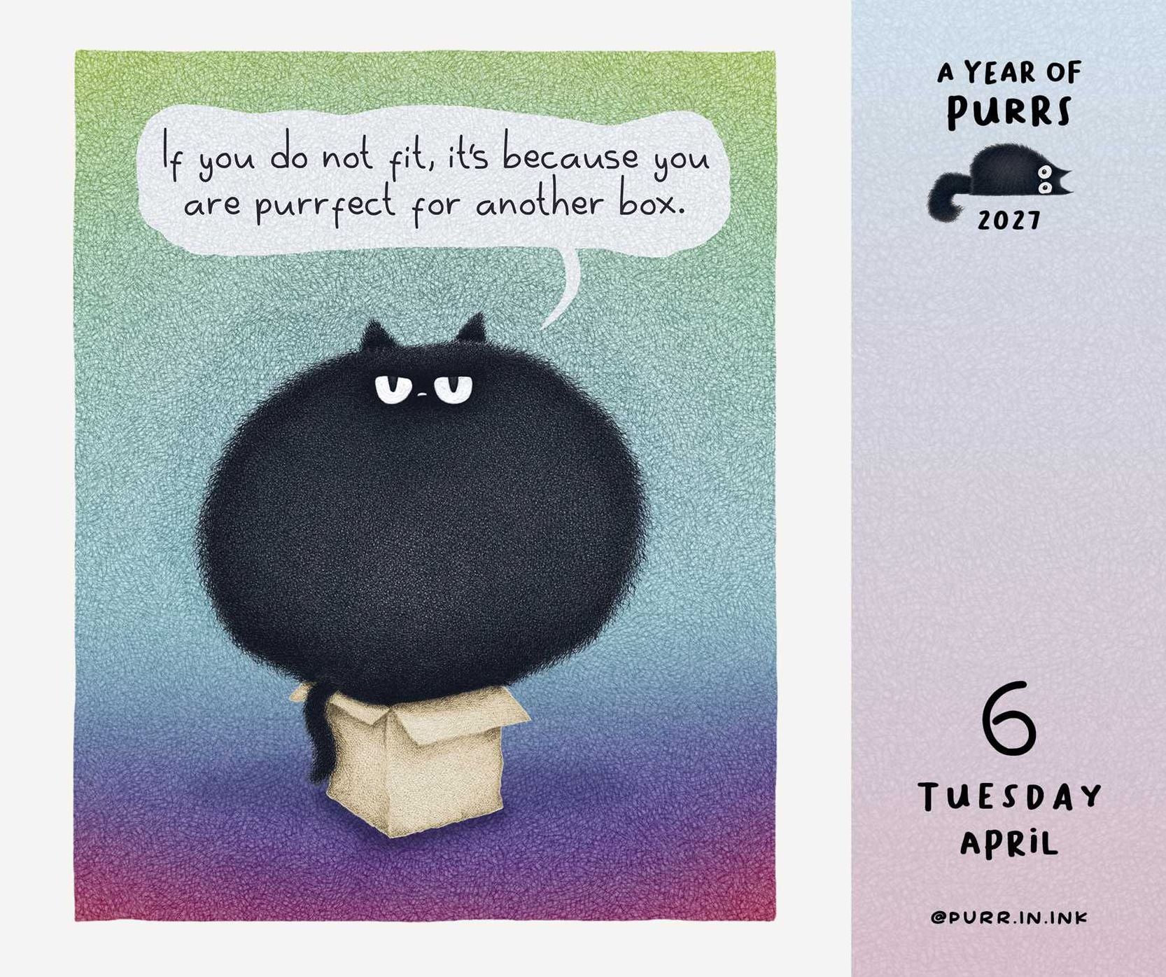 2027 A Year of Purrs Day-to-Day Calendar - Image 9